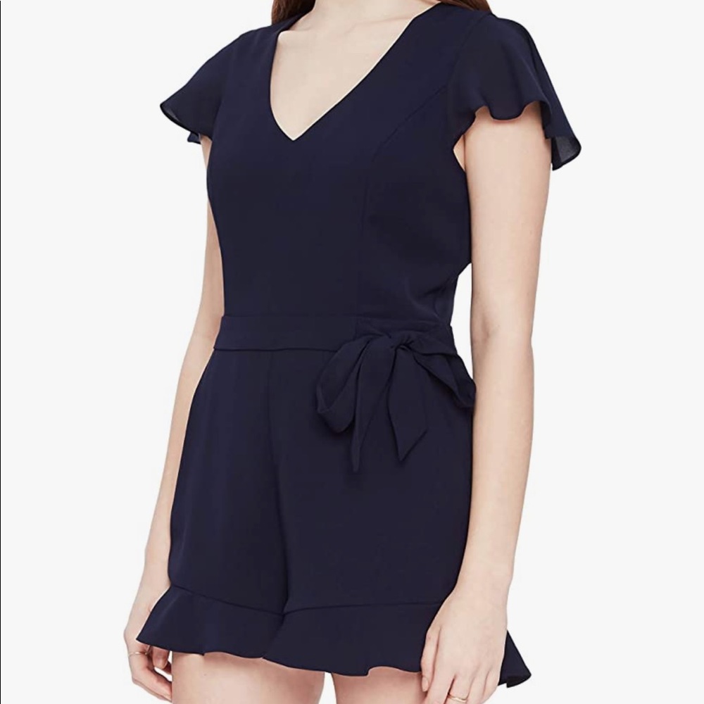 Navy Parker Romper